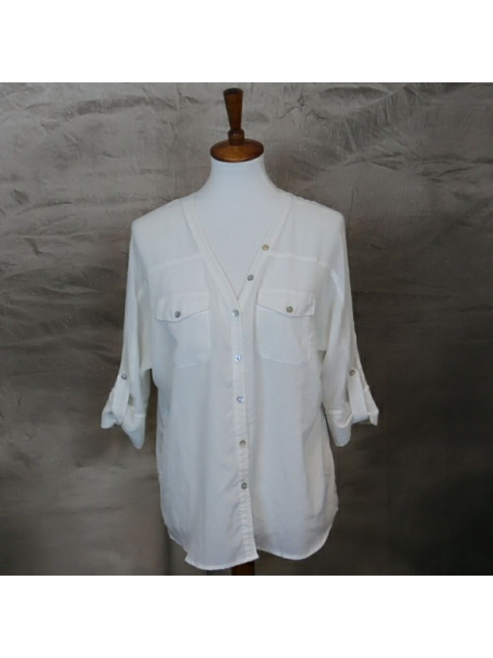 Daniel Rainn white blouse S